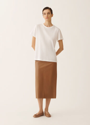 Fabiana Filippi T-Shirt aus Jersey, optisches Weiß Weiß JED266F133L7960000