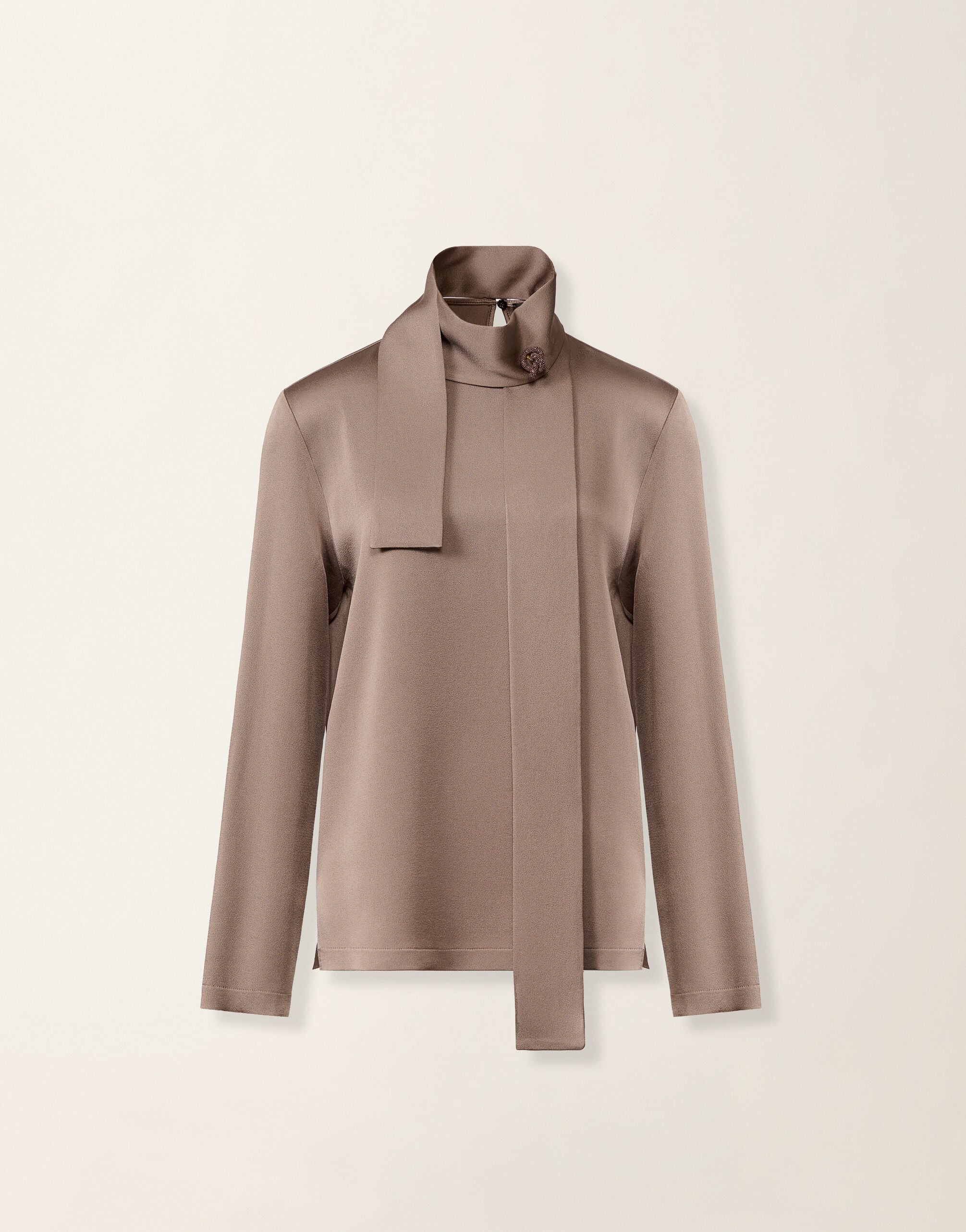 Enver satin top, falcon Fabiana Filippi Enver satin top, falcon Falcon TPD226F682M4650000