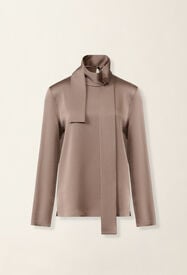 Enver satin top, falcon Fabiana Filippi Enver satin top, falcon Falcon TPD226F682M4650000