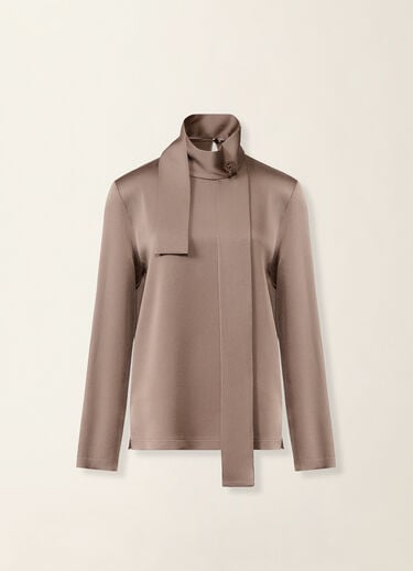 Enver satin top, falcon Fabiana Filippi Enver satin top, falcon Falcon TPD226F682M4650000