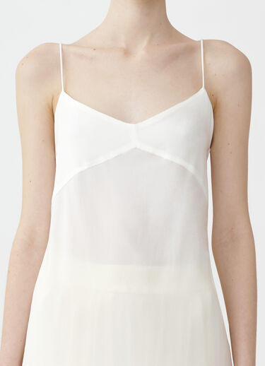 Fabiana Filippi STRETCH SABLE' LINGERIE TOP WHITE TPD264F214D6460000