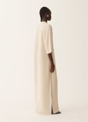 Fabiana Filippi Polo dress in wool, cotton, and lurex, butter Butter ABD266F159L7660000