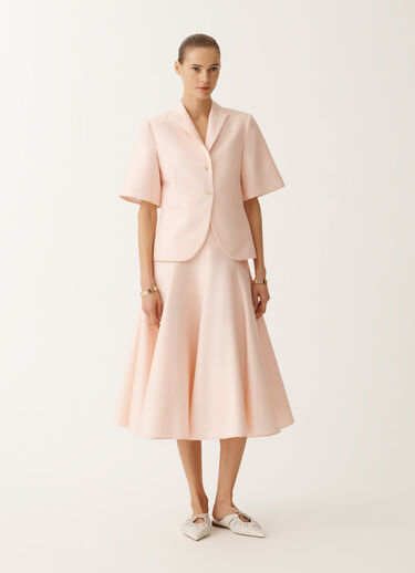Fabiana Filippi Cotton and silk mikado skirt, candy CANDY GND275F840D7870000