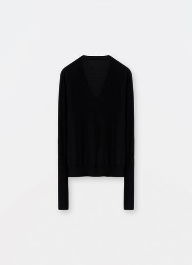 Fabiana Filippi Maglia in cashmere e seta, nero NERO MAD264F005N9070000