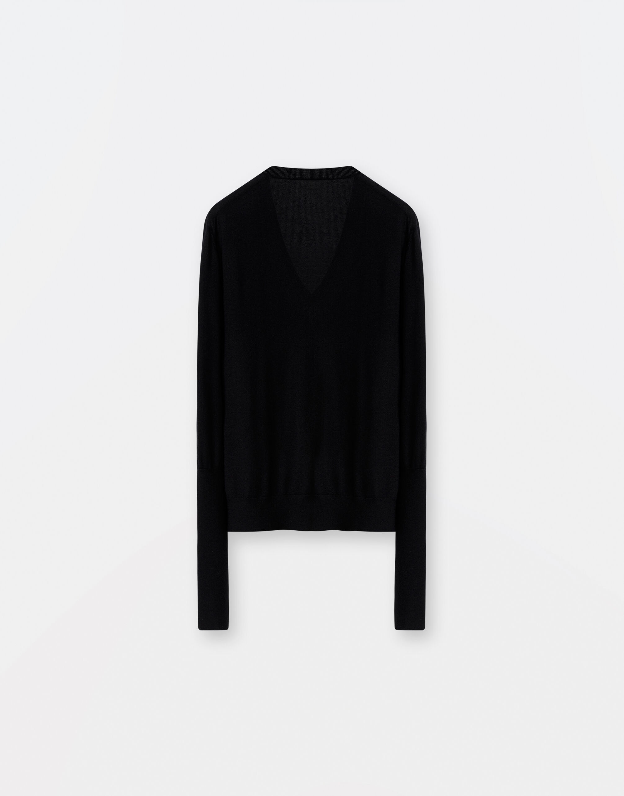 Fabiana Filippi Maglia in cashmere e seta, nero NERO MAD264F005N9070000