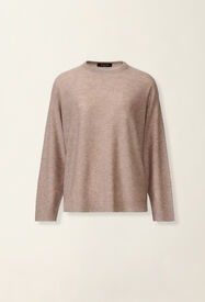 Fabiana Filippi Pullover aus Wolle mit Pailletten, mocha Mocha MAD216F102D7220000