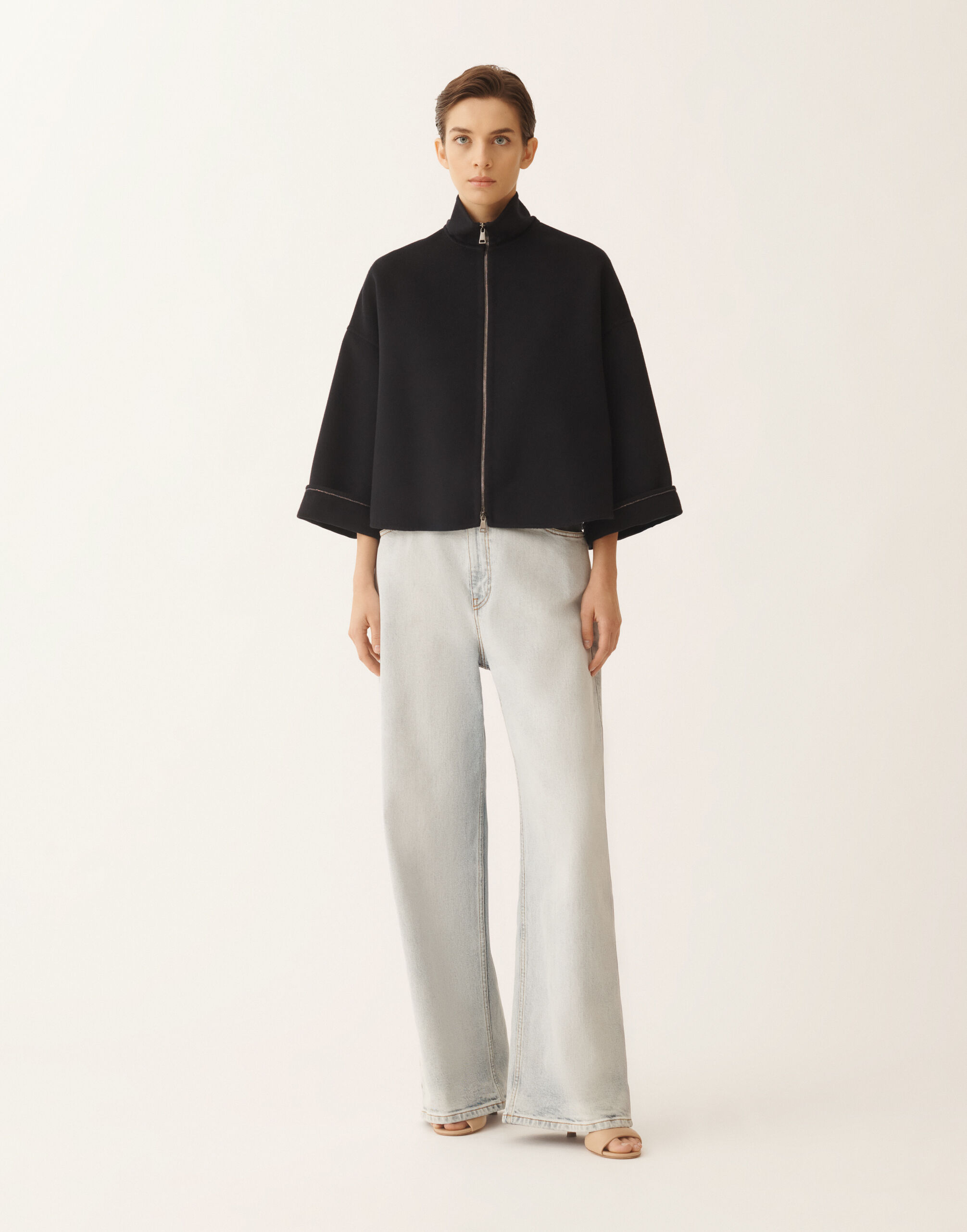 し*い様 ★FABIANA FILIPPI★極美品★カシミヤ★ダブルフェイス★ジ FABIANA FILIPPI】 【カシミヤ100％ダブルフェイスラップコート】｜aoi