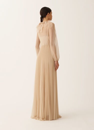 Fabiana Filippi Pleated tulle dress, maple ACER ABD276F645M1970000