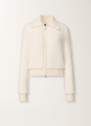 Fabiana Filippi Mink cardigan, white White PLD225F277L6460000