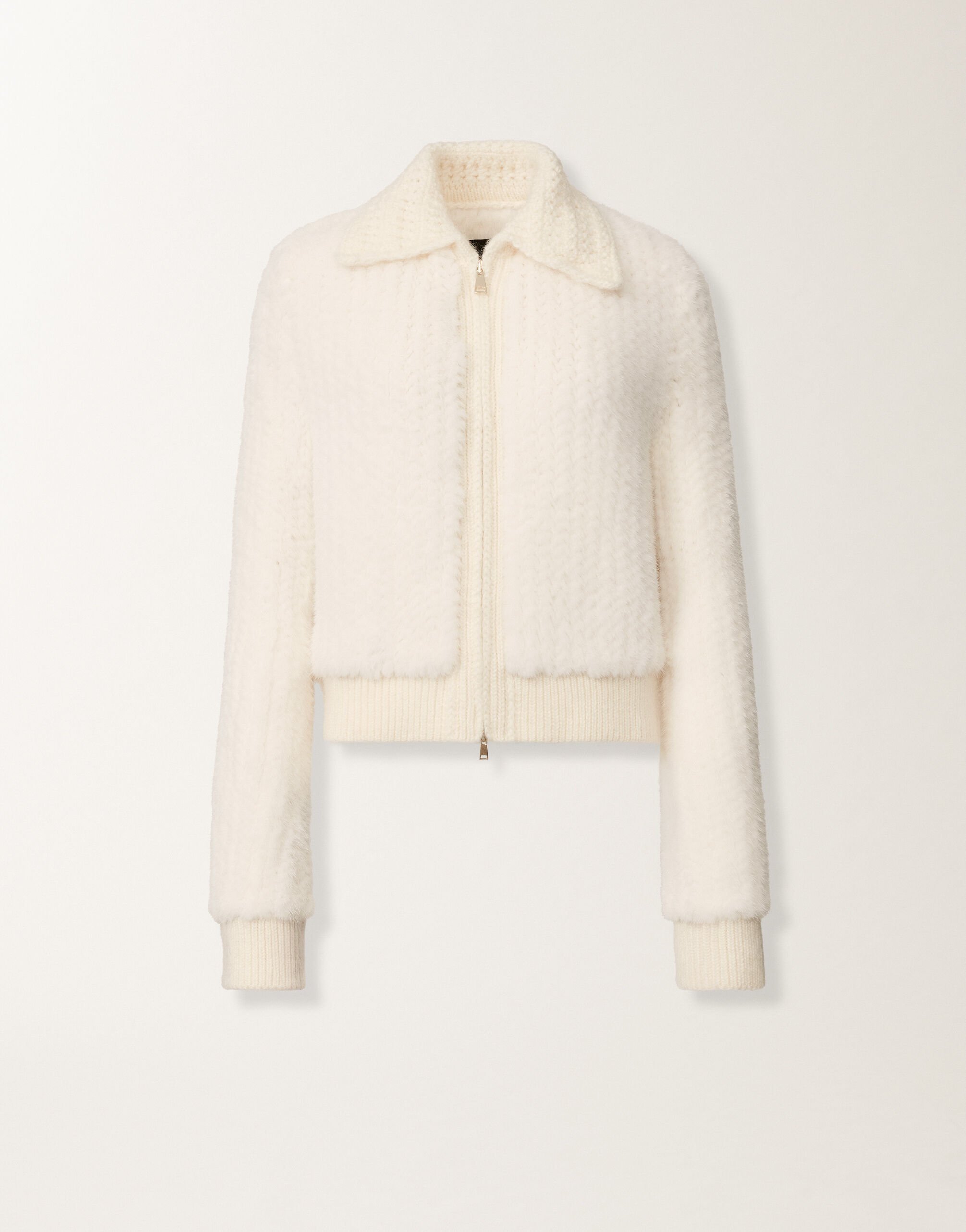 Fabiana Filippi Mink cardigan, white White PLD225F277L6460000