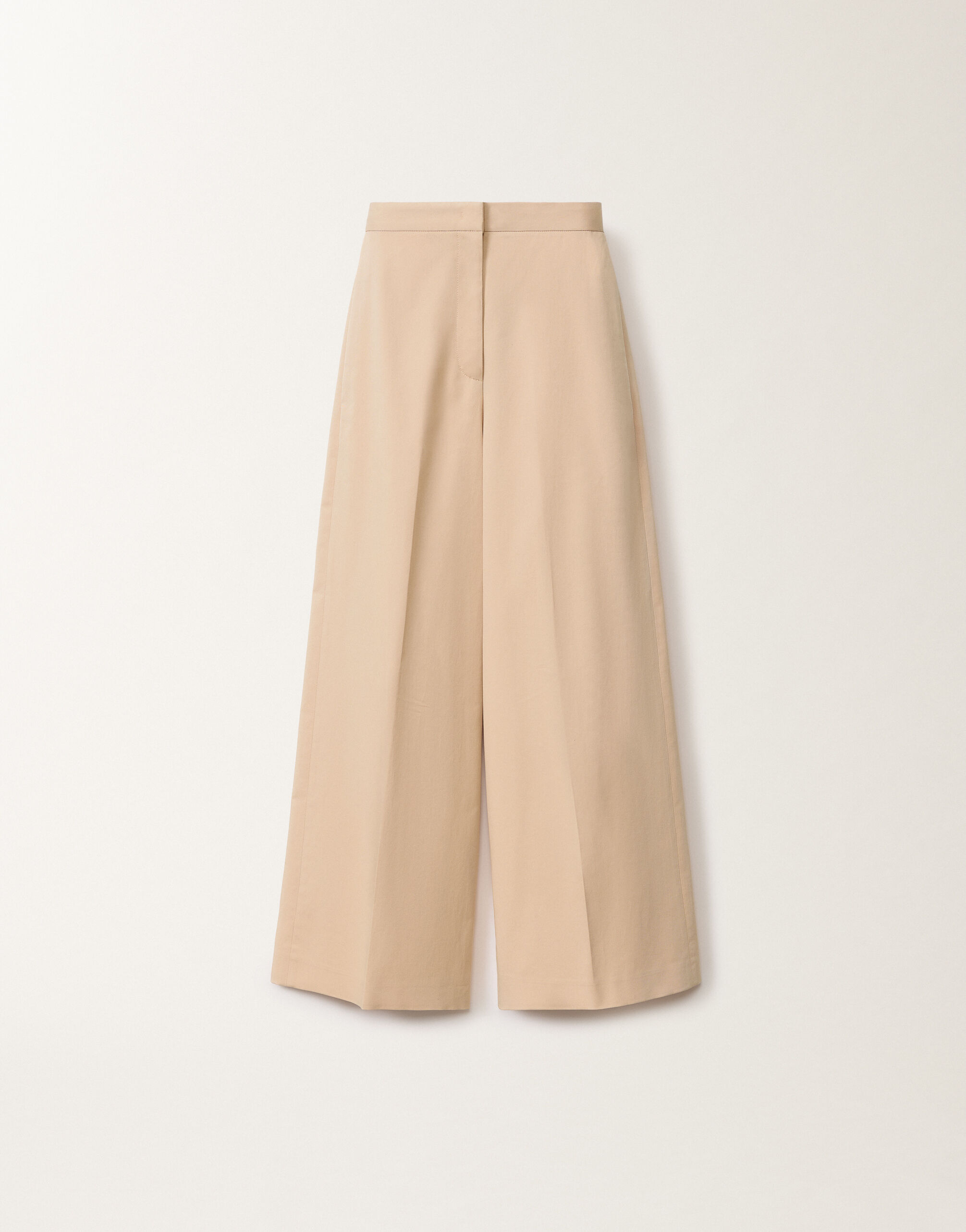Fabiana Filippi Cotton gabardine trousers, sand SAND PAD275F772L1910000