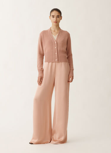 Fabiana Filippi Cardigan en gaze de cachemire, fard ROSE MAD265F038L1610000