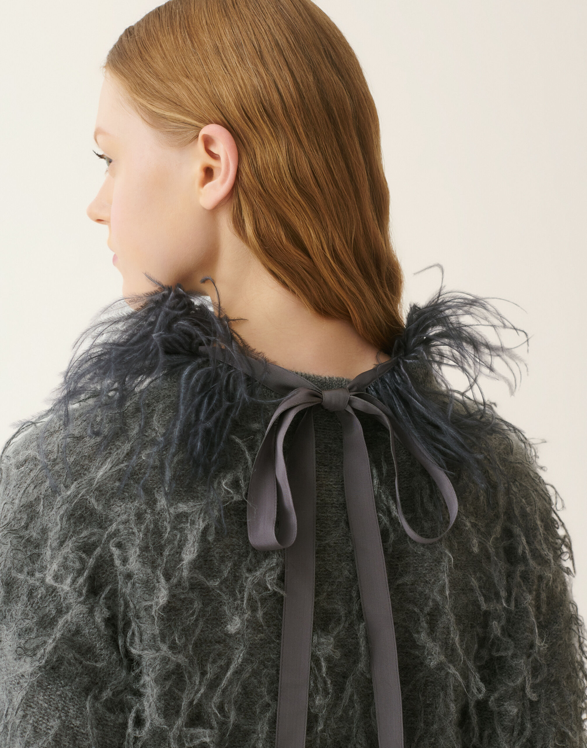 Fabiana Filippi Mohair sweater, charcoal Charcoal MAD226F464M651M439