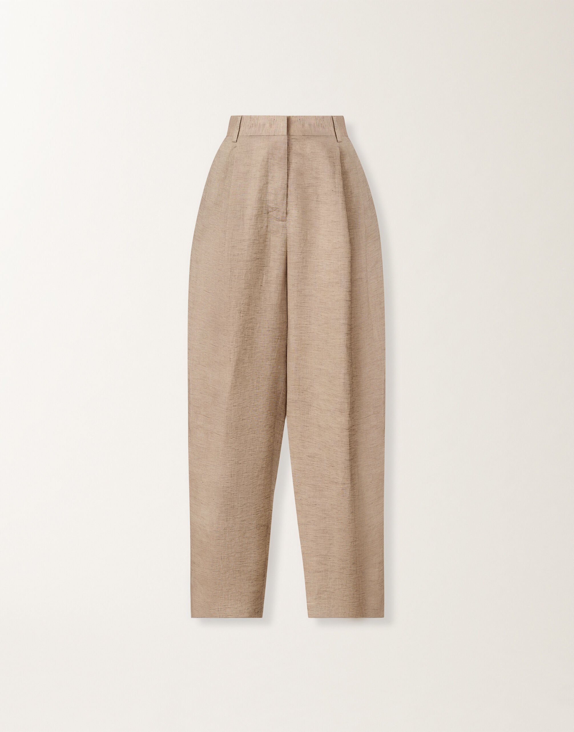 Fabiana Filippi Linen canvas pants, taupe DOVE GREY PAD276F801M1310000