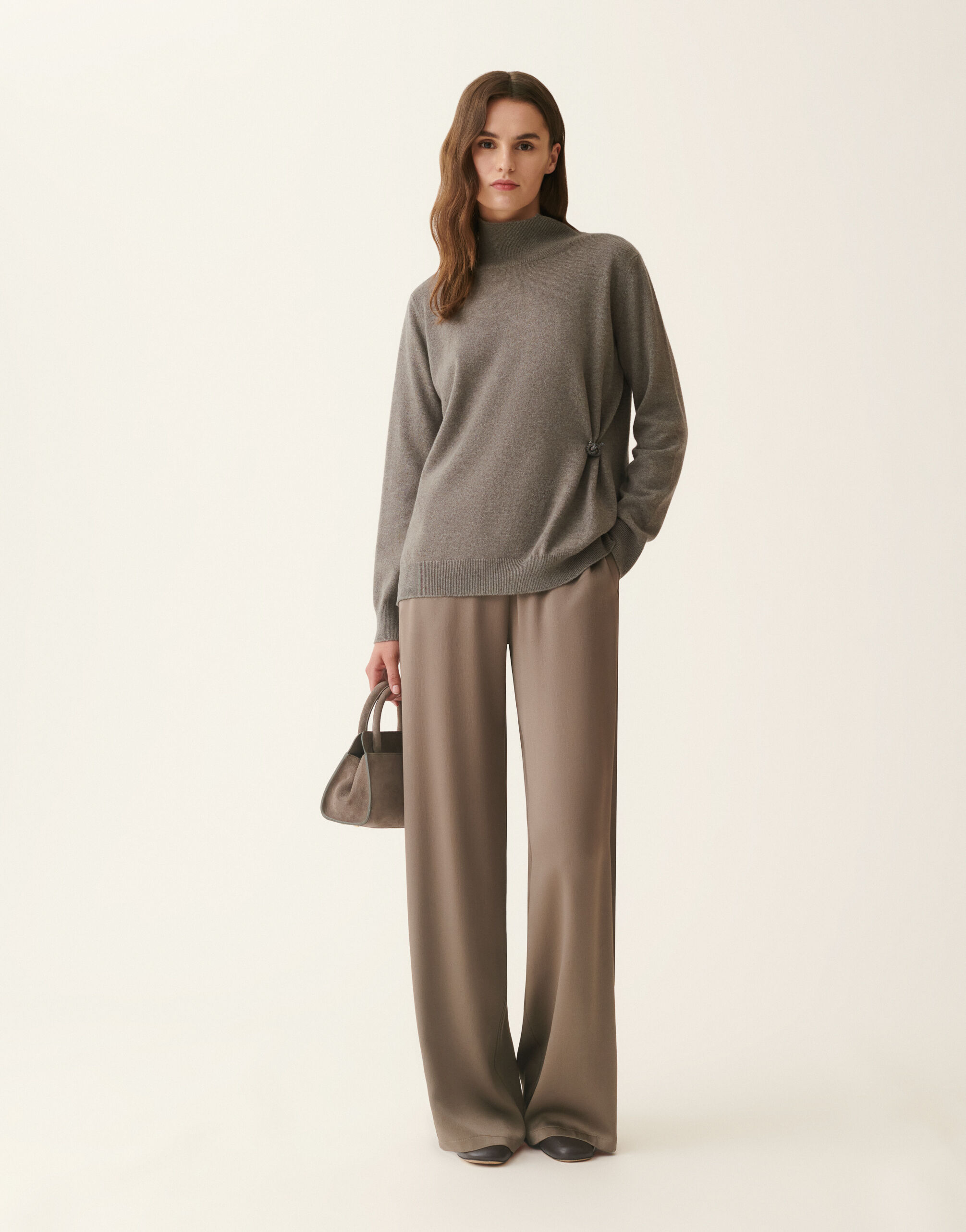 Platinum-Rollkragenpullover, Falcon Fabiana Filippi Platinum-Rollkragenpullover, Falcon Falcon MAD226F423M2810000