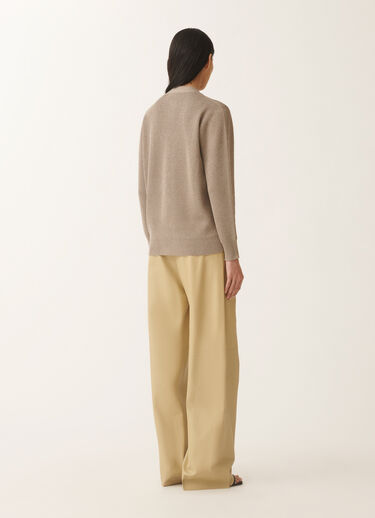 Fabiana Filippi Organic cotton and lurex cardigan, clay CLAY MAD275F496L4520000