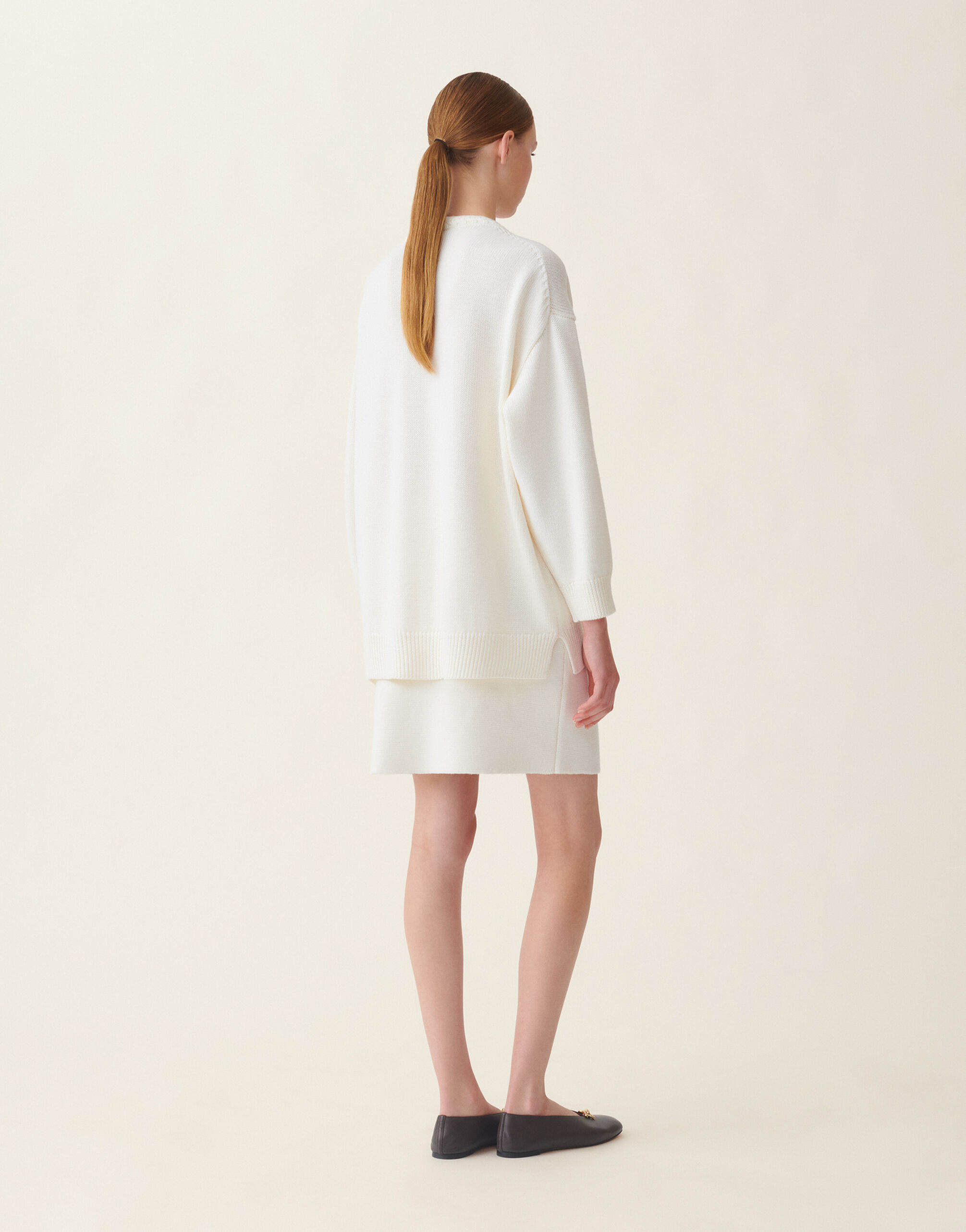 Fabiana Filippi Cardigan en laine mérinos, raphia Raphia MAD216F063D4620000