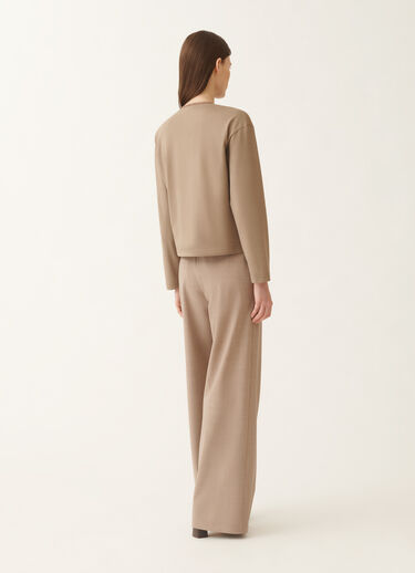 Fabiana Filippi Jersey top, bark Brown JED225F862L6960000