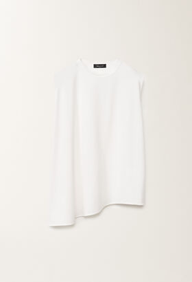 Fabiana Filippi Jersey top, white BLACK TPD265F630L2210000