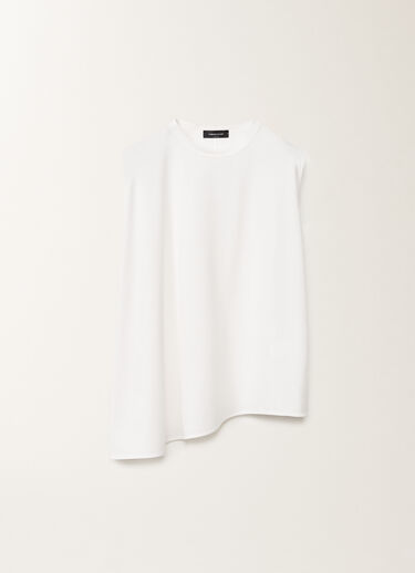 Fabiana Filippi Top de punto, blanco BLANCO JED265F172L1700000