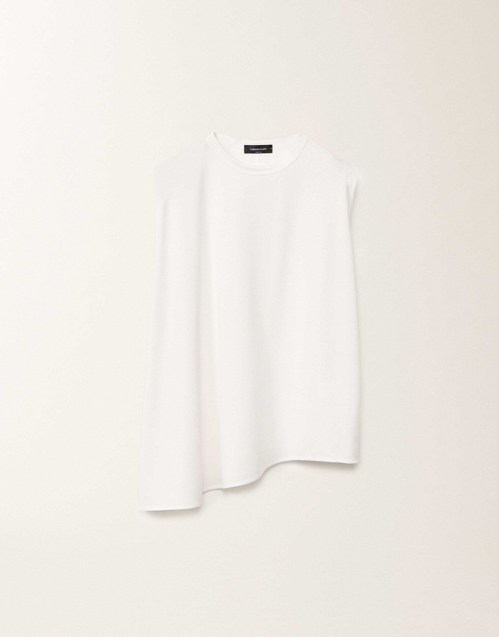 Fabiana Filippi Top de punto, blanco BLANCO JED265F172L1700000