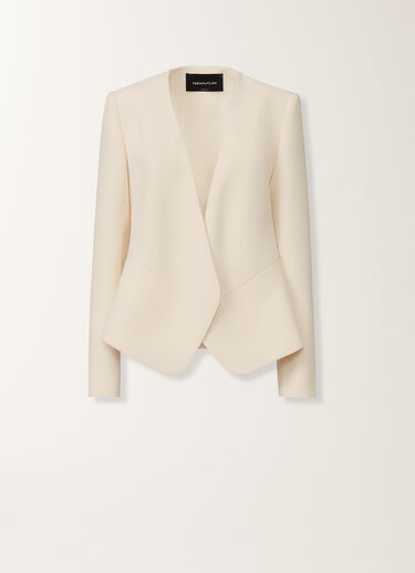 Fabiana Filippi Cady jacket, butter WHITE GCD215F208D8700000