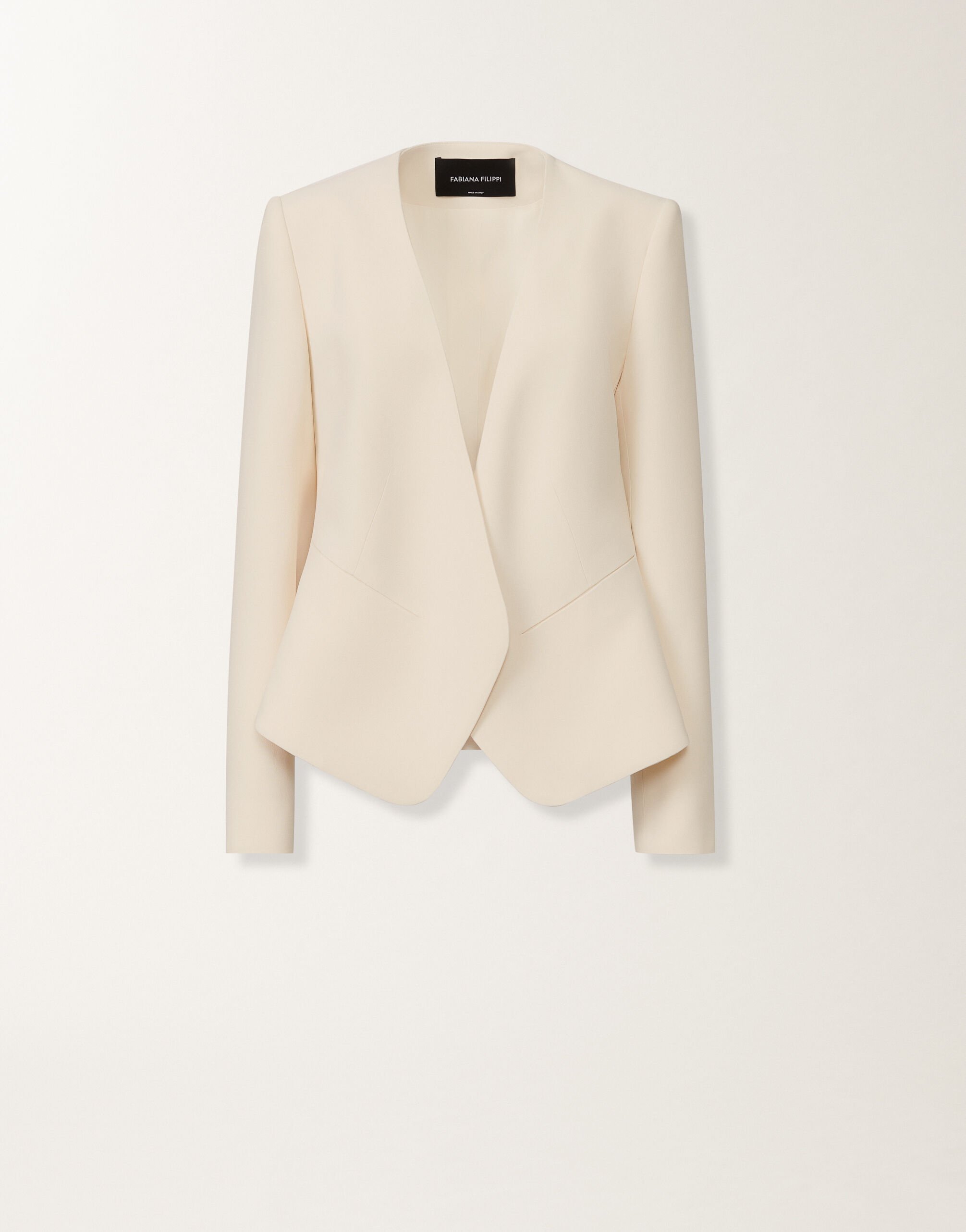 Fabiana Filippi Cady jacket, butter WHITE GCD215F208D8700000