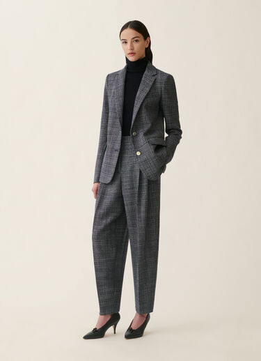 Blazer en mouliné, bleu nuit Fabiana Filippi Blazer en mouliné, bleu nuit Bleu nuit GCD216F168D9830000