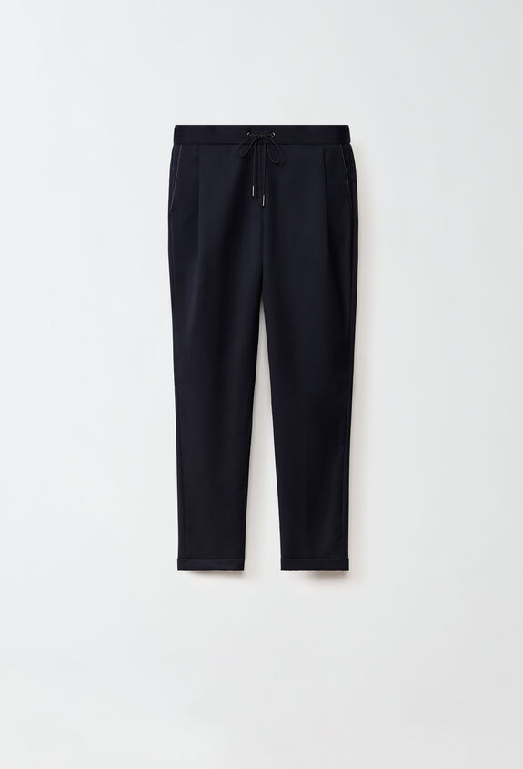 レディーススペッロ クールウールジョギングパンツ（インクブルー  