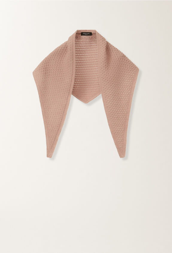 Fabiana Filippi Platinum mohair scarf, smoke pink PINK SAD215A919L5510000