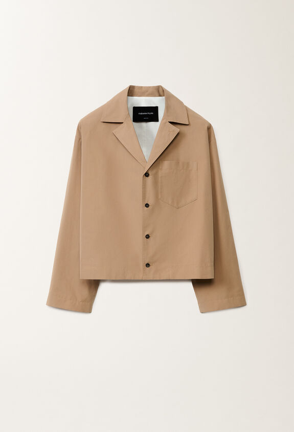 Fabiana Filippi Trench jacket, acorn BROWN CTD265F225D8050000