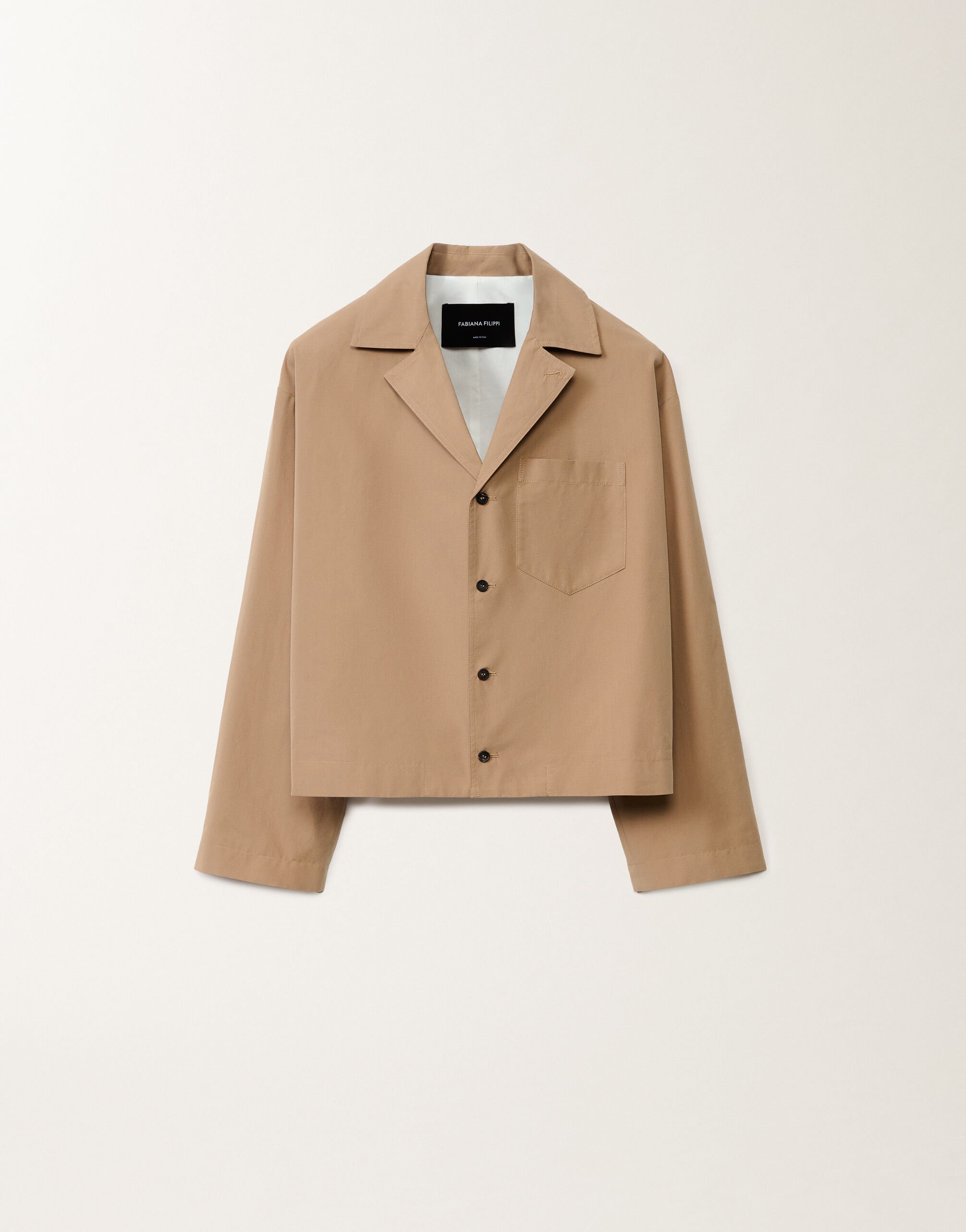 Fabiana Filippi Giacca trench, ghianda MARRONE CTD265F225D8050000