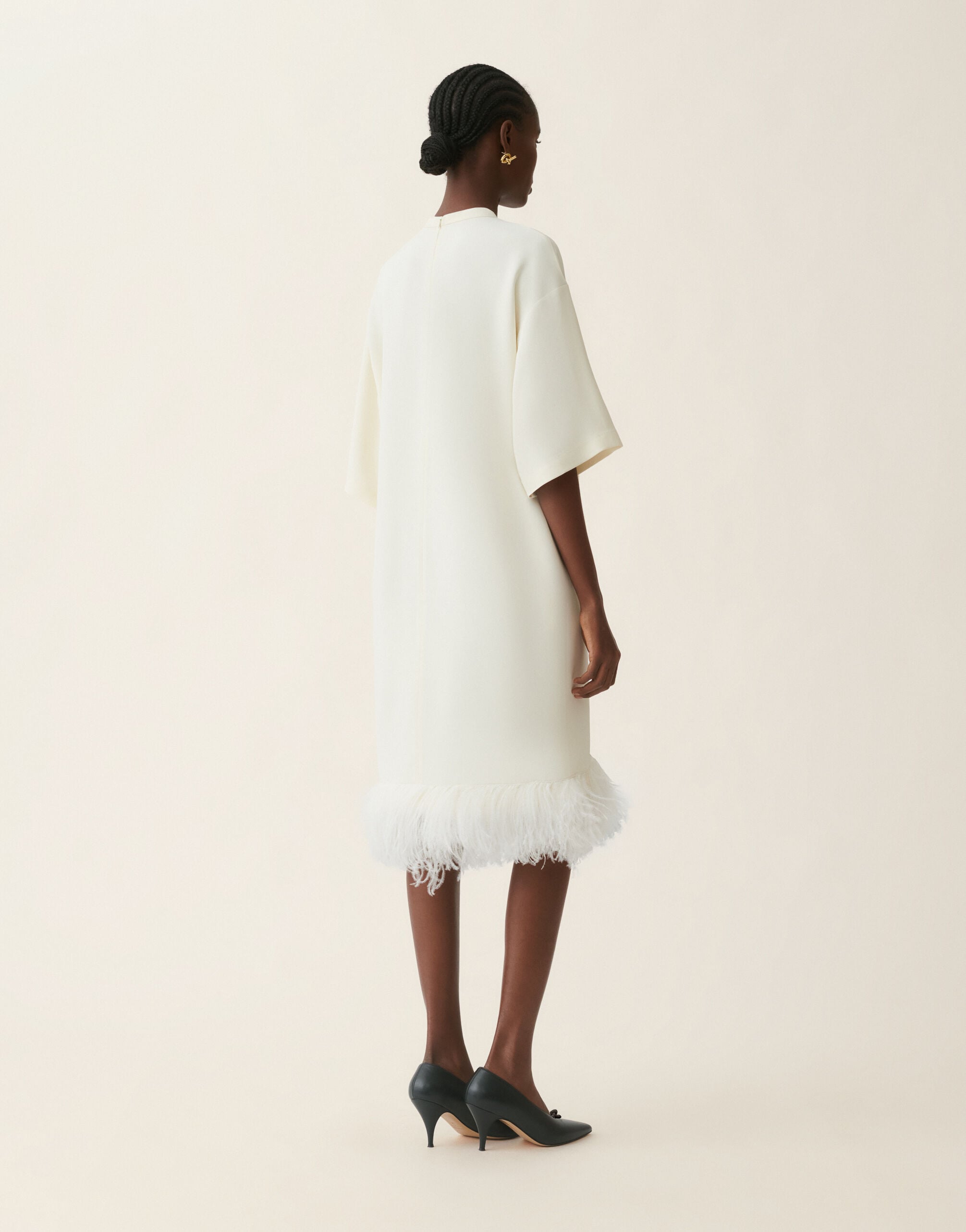 Cady maxi T-shirt dress, butter Fabiana Filippi Cady maxi T-shirt dress, butter Butter ABD226F586M4250000
