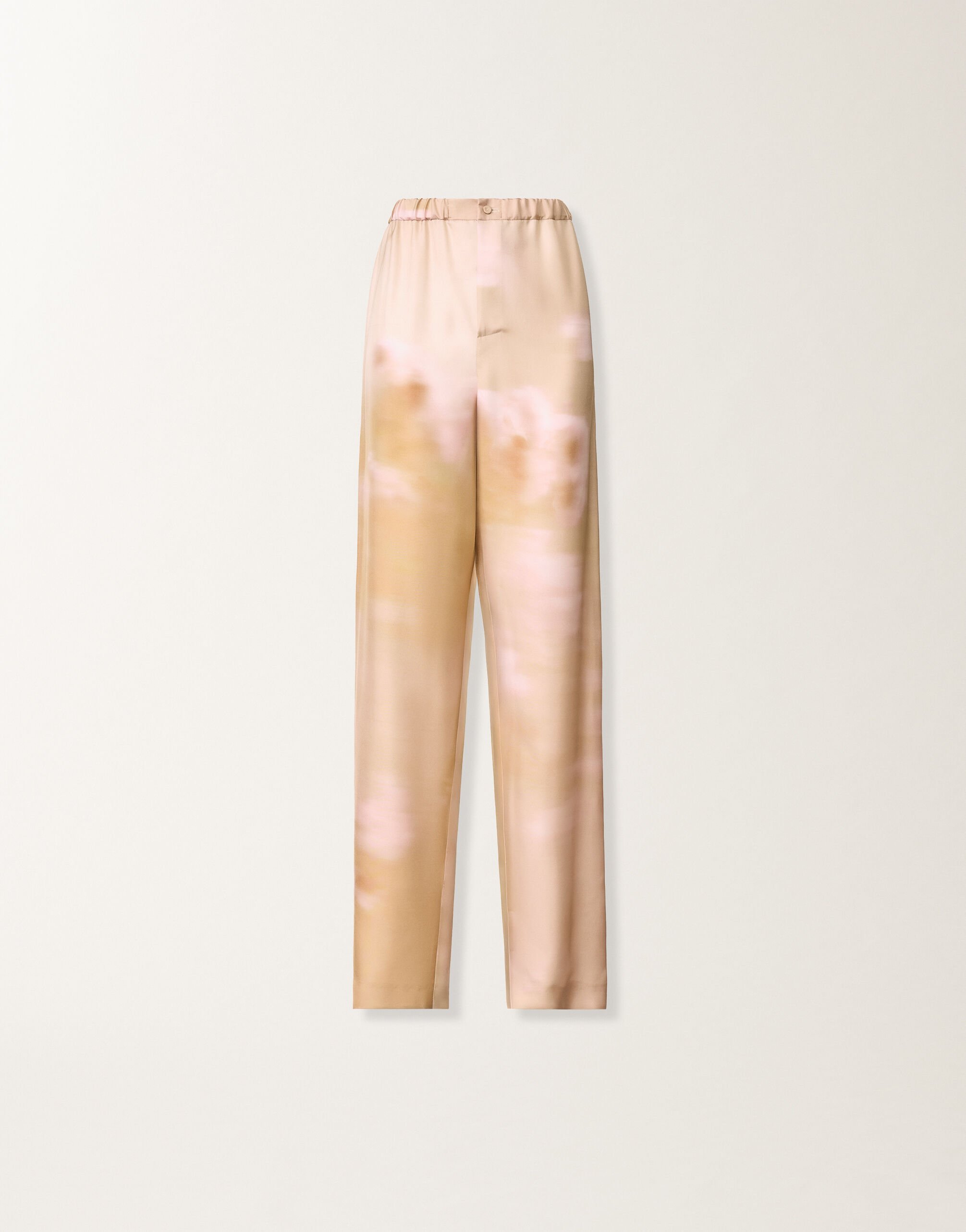 Fabiana Filippi Printed silk twill trousers, memento rosae MEMENTO ROSAE PAD276F806D9720000