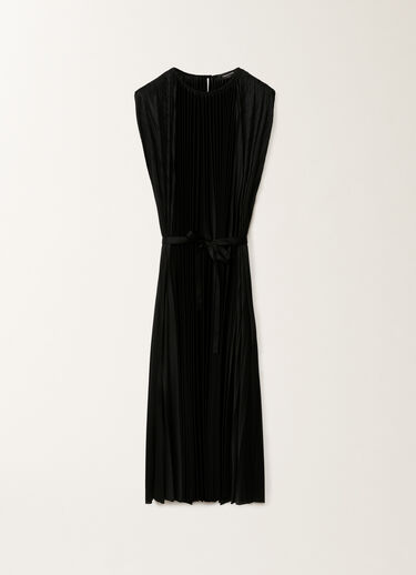 Fabiana Filippi Pleated jersey dress, black BLACK ABD265F440L2990000