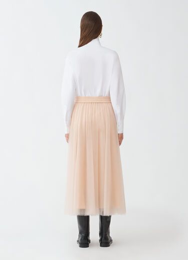 Fabiana Filippi Tulle midi skirt, dusty pink DUSTY PINK GND264F278I9320000