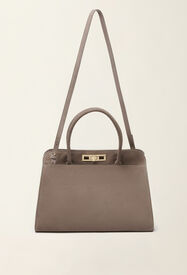 Fabiana Filippi Grand sac à main en daim, moka meringue Moka meringue BGD216A851M5000000