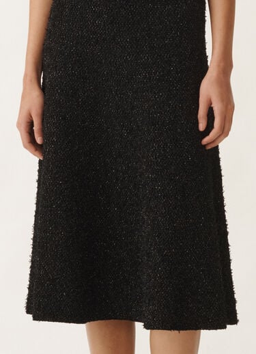 Fabiana Filippi Tweed-effect mini skirt, black BLACK GND265F395L167M531