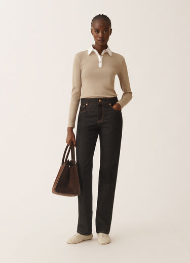 Fabiana Filippi Camiseta de jersey, abedul Beige JED225F596L6860000