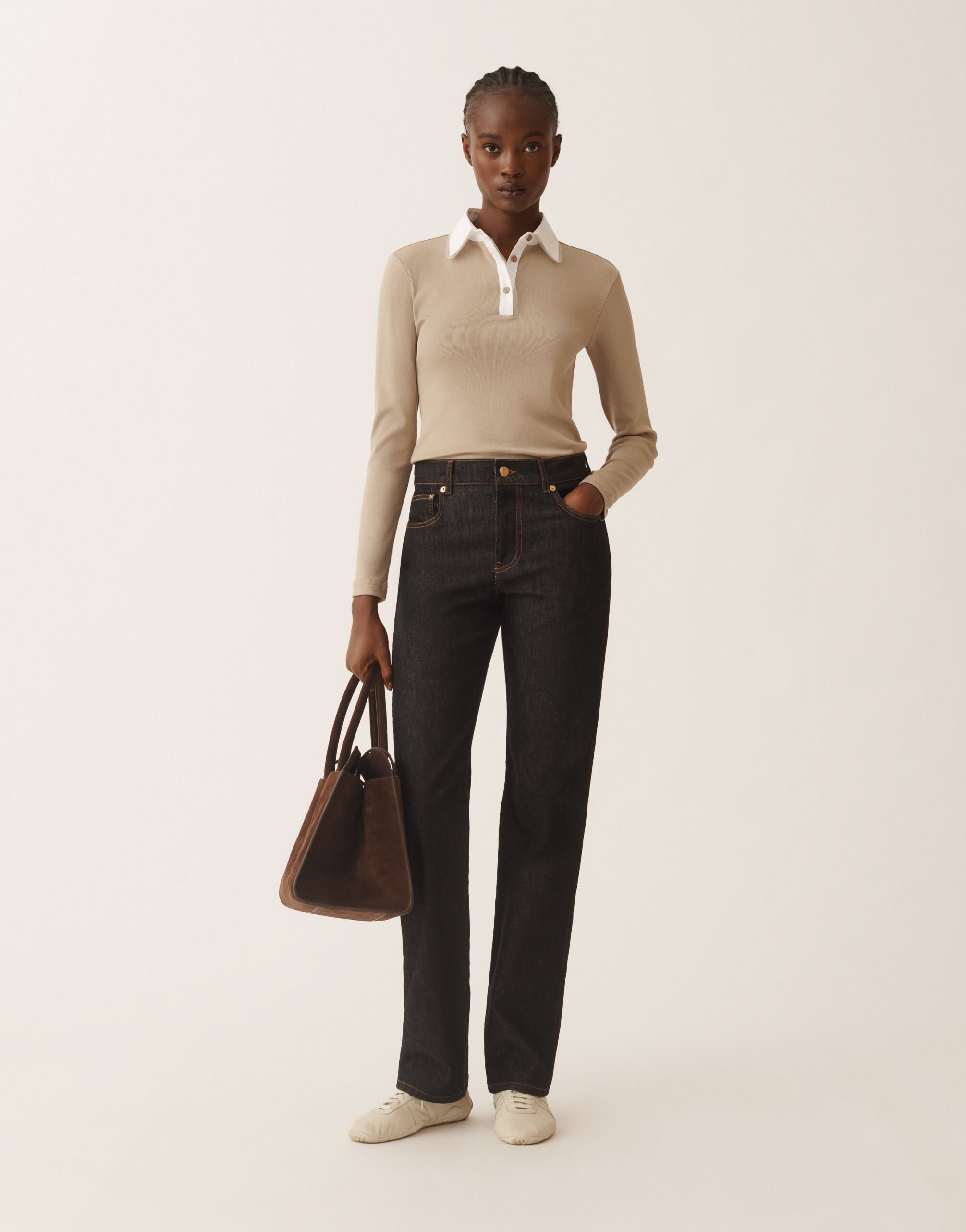 Fabiana Filippi Camiseta de jersey, abedul Beige JED225F596L6860000
