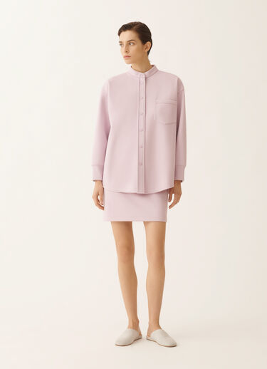 Fabiana Filippi Hemd aus Scuba-Kaschmir, rosa-lila Fliederrosa GCD266F302L7490000