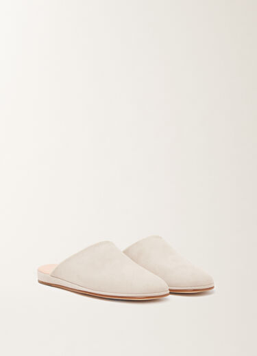 Fabiana Filippi Suede slippers in ice grey Gray ASD266A820M0200000