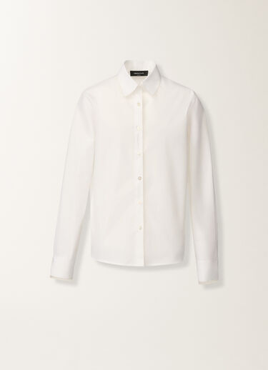 Fabiana Filippi Camicia in popeline, bianco ottico Bianco CAD266F233L5820000