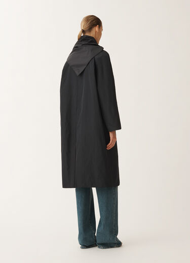 Fabiana Filippi Lightweight taffeta trench coat, midnight blue BLUE CTD265F272L1930000
