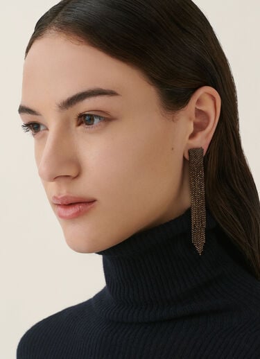 Fabiana Filippi Boucles d’oreilles en filo diamante, marron Marron BXD216A869M5250000