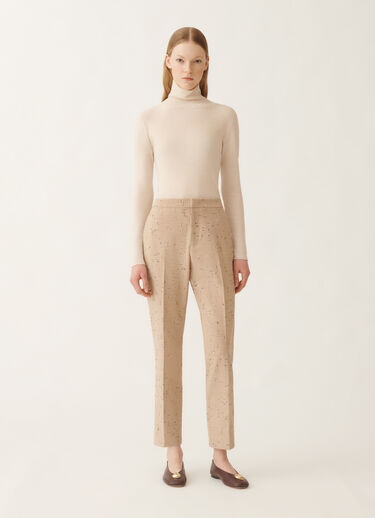 Fabiana Filippi Montefalco buttoned tailoring trousers, maple BEIGE PAD215F326D8920000