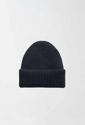 Fabiana Filippi Platinum beanie, ink blue WHITE SAD265A810D8170000