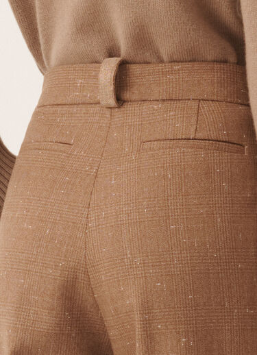 Fabiana Filippi Prince of Wales trousers, birch Beige PAD225F358L6310000
