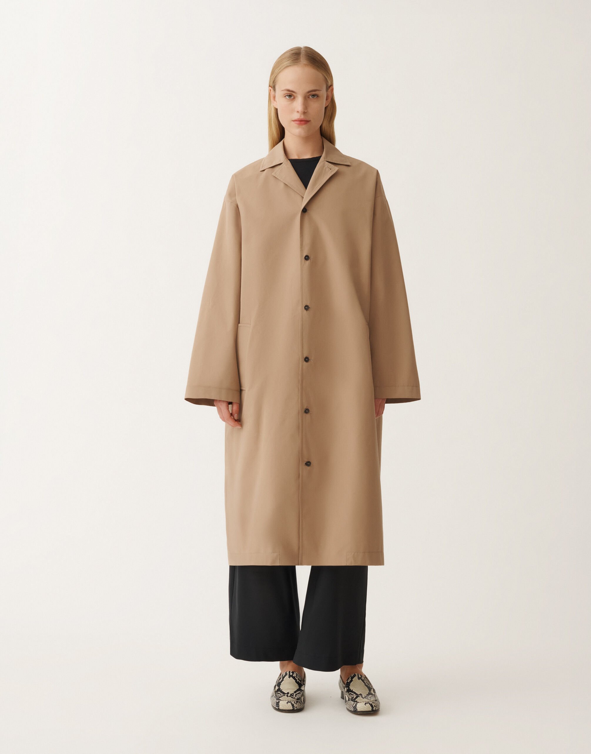 Fabiana Filippi Trenchcoat aus Baumwolle, eichelfarben BRAUN CTD265F268L1980000