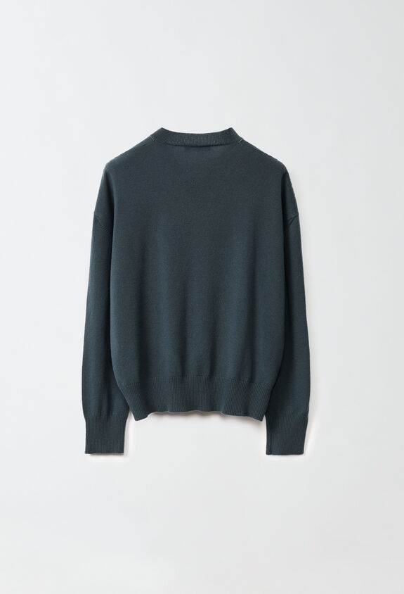 Fabiana Filippi Cashmere sweater, petroleum GREEN MAD224F015SK160000